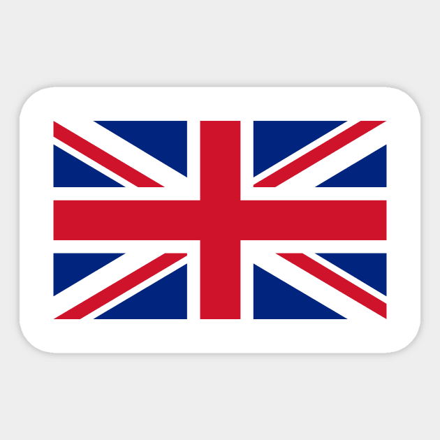 Union Jack Sticker by andrewroland